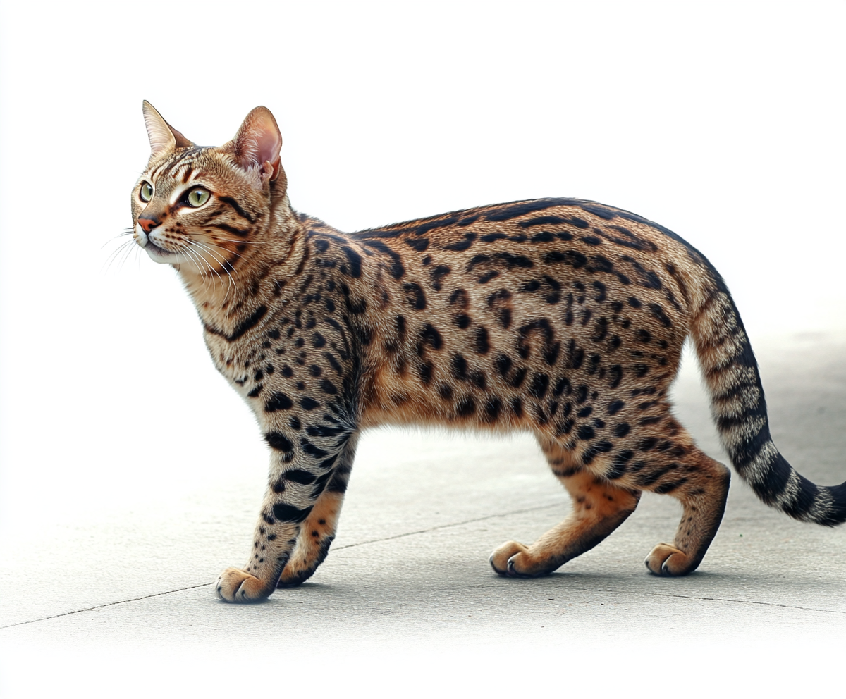 Typical appearance of an Egyptian Mau