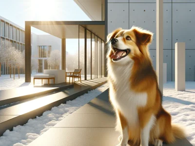 happy dog