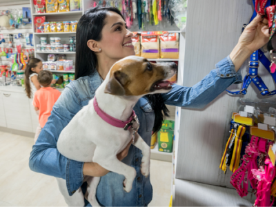 Shoppen mit dem Hund - Vorteile und Nachteile
